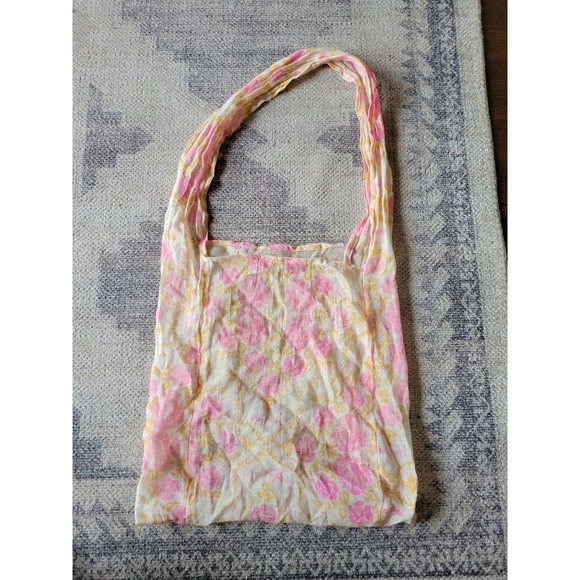 Free people See Through Pink And Cream Crossbody Bag - Picture 2 of 12